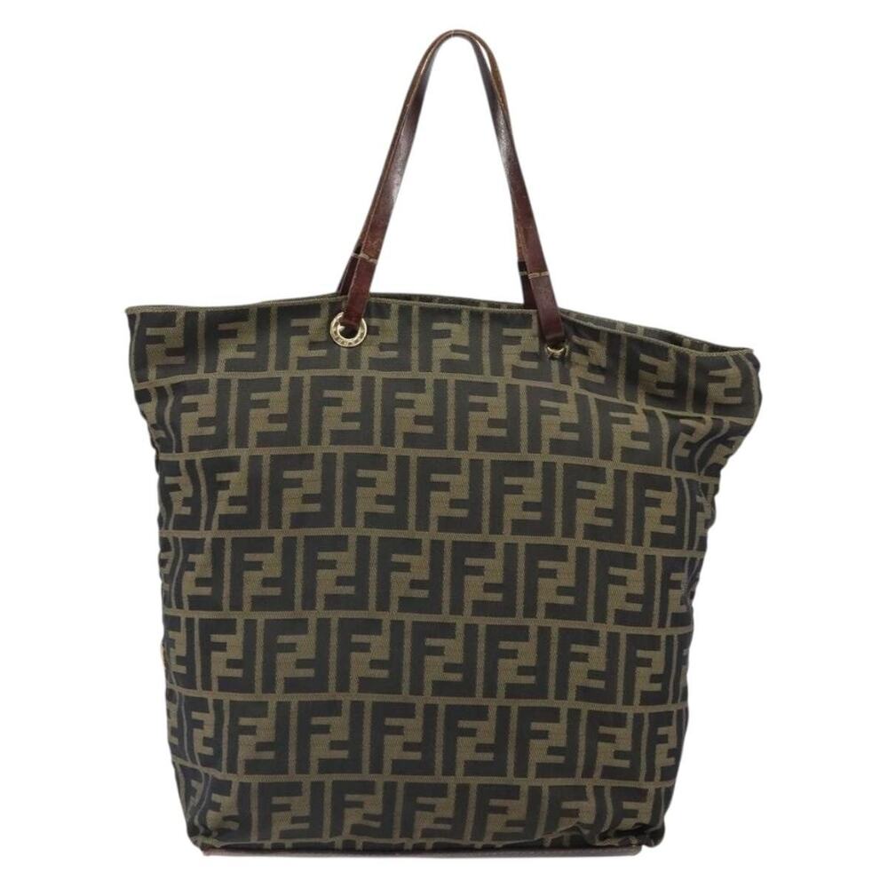 Fendi Zucca Handbag Brown